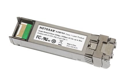 NETGEAR ProSafe AXM764 - SFP+ transceivermodul - 10GbE - 10GBase-LRL - LC-enkeltmodus - opp til 2 km - 1310 nm - for NETGEAR M4300-28G-PoE+