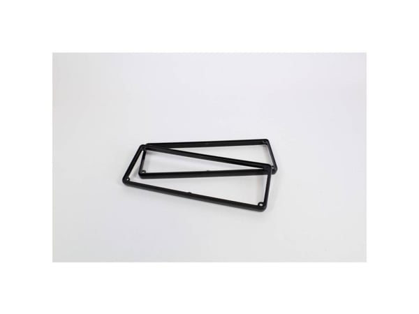 Hammond Electronics 1455UBBK Blænde ABS Sort (L x B x H) 196 x 71 x 11.60 mm 2 stk