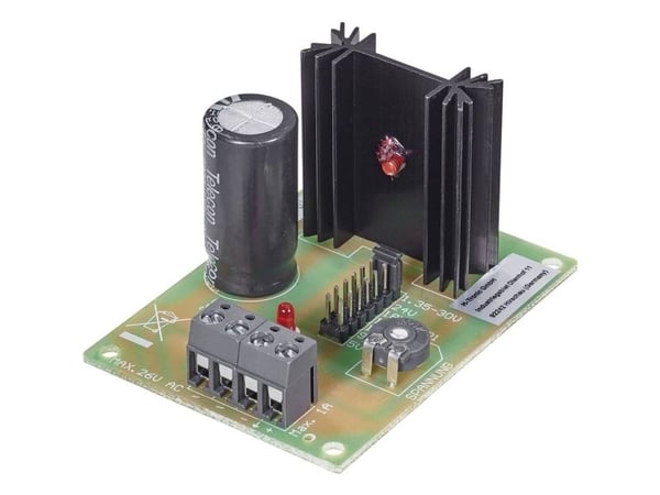 H-Tronic Virtalähdemoduuli Rakennusmoduuli Tulojännite (alue): 5 - 26 V/AC Lähtöjännite (alue): 1,35 - 30 V/DC 1,0 A