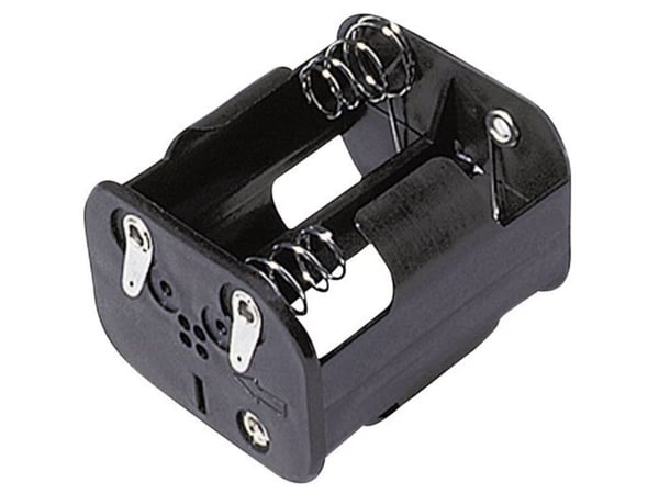 Batterirom modell L for 4 C (R14)-batterier