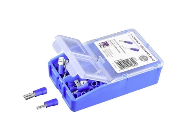 Klemmeforbindelsesstykker-sortimentti TRU COMPONENTS TC-6646620 1.50 mm² 2.50 mm² Blå 140 stk