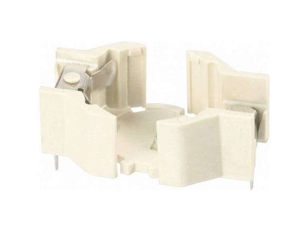 Renata knappcelleholder 1x 357, LR 44, horisontal THT gjennomstikksmontering 19.9 x 12 x 7.4 mm (701133)