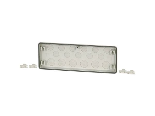 Eaton FL4-3, Reunuksellinen sähkökotelo, Harmaa, Muovi, 329 mm, 23 mm, 116 mm