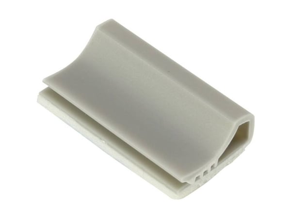 TRU COMPONENTS fästesockel TC-6645728 för flatkabel, ljusgrå, 100 st