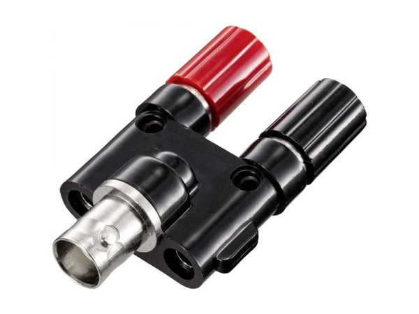 TRU COMPONENTS adapter BNC-hankontakt - 4 mm honkontakt rakt svart