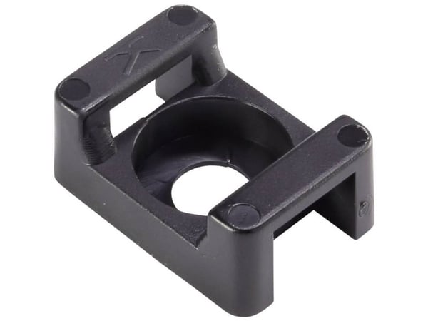 TRU COMPONENTS Kiinnitysruuvitanko TC-6645716 Musta 100 kpl