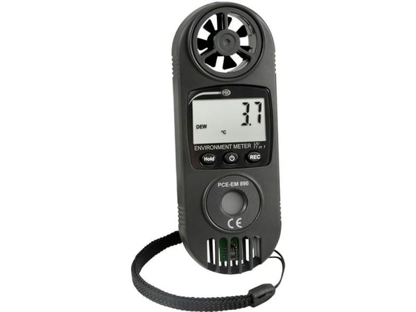 PCE Instruments PCE-EM 890 anemometer 0,4 til 30 m/s