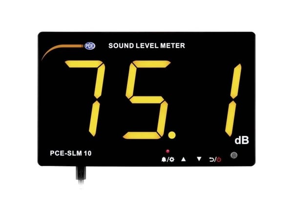 PCE Instruments lydnivåmåleapparat 30–130 dB, 31.5 Hz–8.5 kHz, USB
