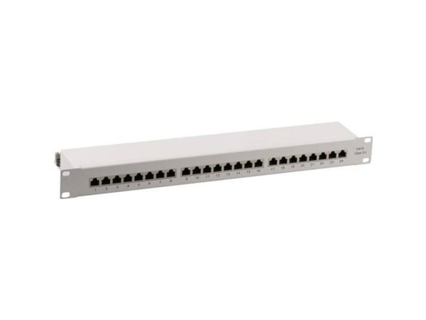 EFB Elektronik 37666.1M, 10000 Mbit/s, RJ-45, Gull, Cat6a, Grå, Rackmontering