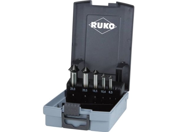 RUKO ULTIMATECUT 102791PRO plansenkersett 5 deler - 6,3 / 10,4 / 12,4 / 16,5 / 20,5 / 25 mm sylinderskaft - 1 sett
