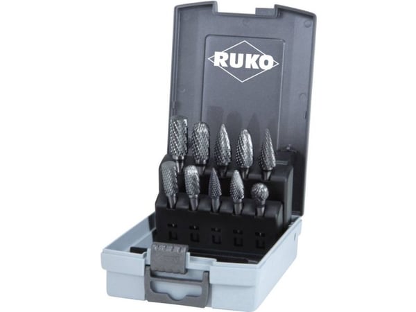 RUKO 116003RO Jyrsintätappi Kovametalli Varren halkaisija 6 mm 10 kpl
