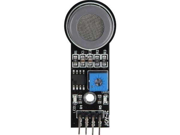 Joy-iT SEN-MQ7, Gass-sensor, Arduino/Raspberry Pi, Alle merker, Svart, 52 mm, 20 mm
