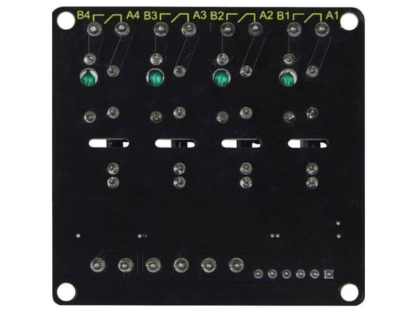 Joy-iT SBC-SSR01, Relémodul, Arduino/Raspberry Pi, Arduino, Svart, Blå, Gull, Sølv, 57 mm, 55 mm