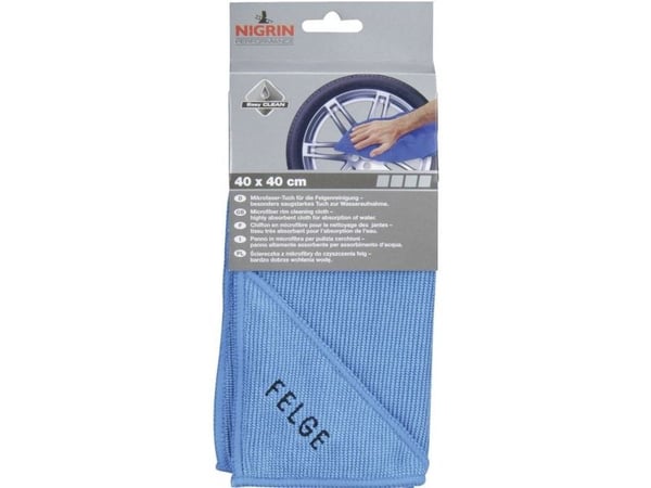 NIGRIN 71118 Rim Mikrokuituliina 1 kpl (L x S) 40 cm x 40 cm