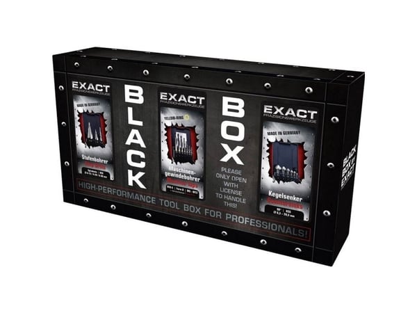 Exact 70611 BlackBox maskintappsett metrisk M3–M12 høyregjenger HSS-E form B 1 stk