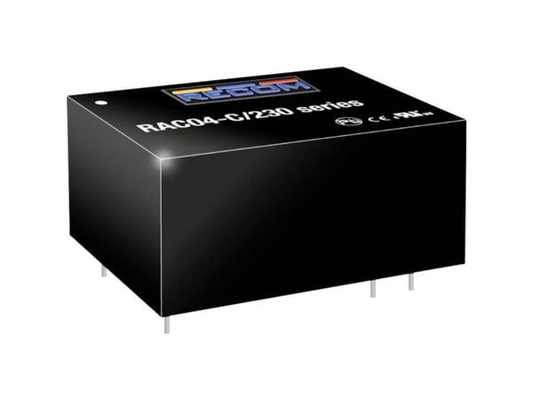 RECOM RAC04-05DC/230 AC/DC-printstrømforsyning 4 W