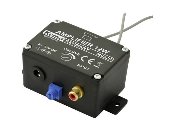 Kemo M032S Monovahvistin Rakennusmoduuli 6 V/DC, 9 V/DC, 12 V/DC, 16 V/DC 12 W 4 Ω
