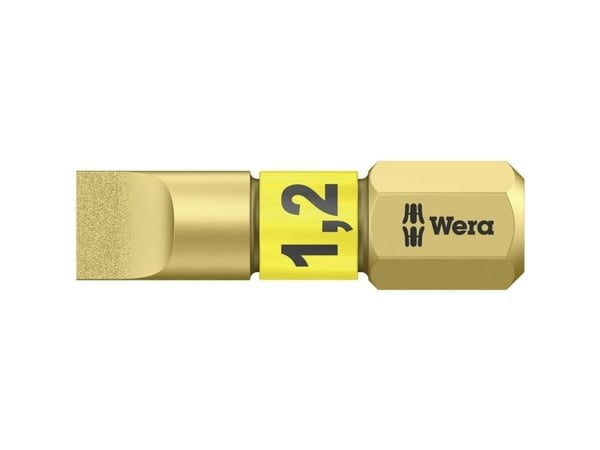 Wera 05056176001, 1 stykker, Spor/slot, Metall, 25 mm, 25,4 / 4 mm (1 / 4")