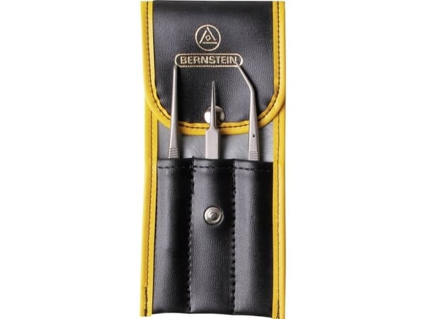 Bernstein 5-030, Titan, Metallisk, Spiss, Bøyd, Rett, 3 stykker, 90 mm