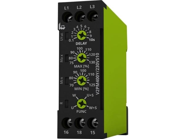 Valvontareleet 230 - 400 V/AC 1 x vaihtokosketin tele V2PM400Y/230VS10 1 kpl