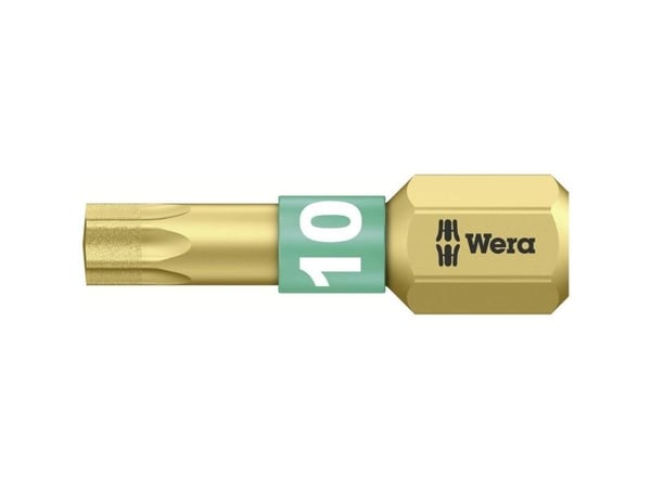 Wera 867/1 BDC TX10X25 05 066100 001 Torx-piikki T 10 Työkaluteräs Seos, timanttipinnoitettu D 6,3 1 kpl 1 kpl