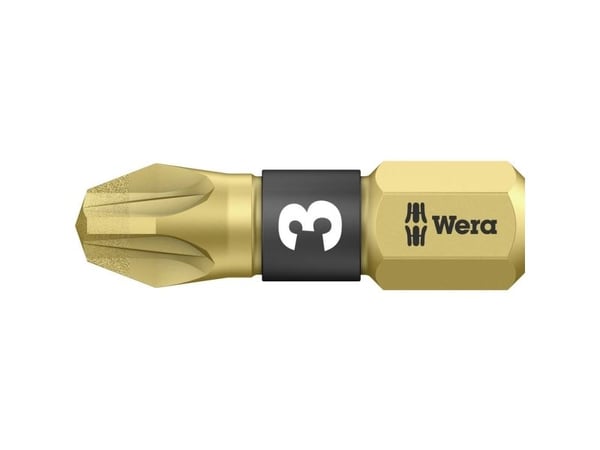 Wera 855/1 BDC PZ, 1 stykker, Pozidriv, PZ 3, 25 mm, 7 mm, 7 mm