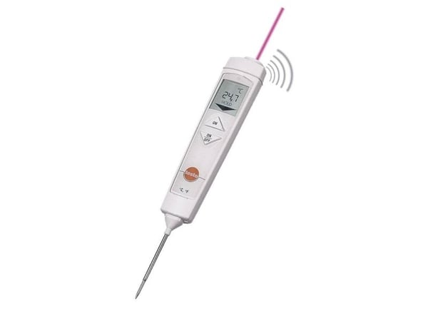 testo 826-T4 infrarødt termometer optikk 6:1 -30 til +300 °C kontaktmåling