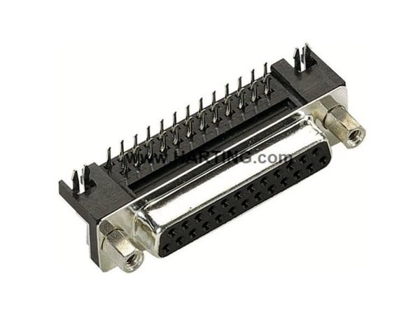 Harting 09 68 353 5612, D-Sub, Sort, Rustfritt stål, Hunkjønn, Ledning feste, Stål, Termoplast, Kopper
