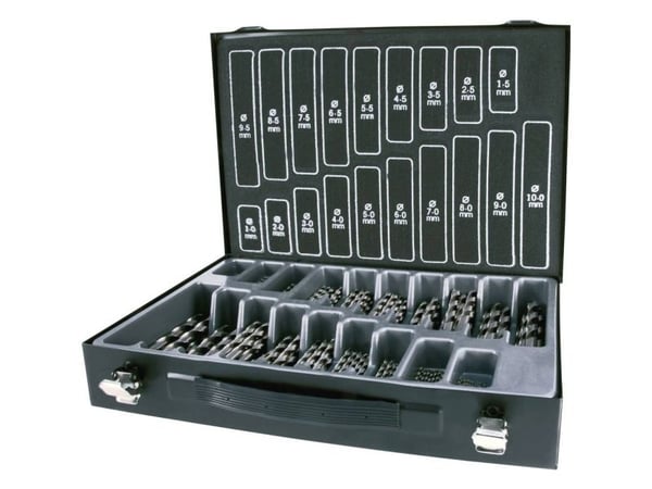 RUKO A214200 spiralboresett metall (170 deler) 1–9 mm