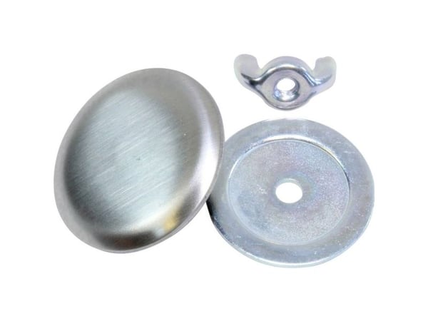 Hammond Electronics Rustfritt stål Rustfritt stål (Ø x H) 40 mm x 14 mm 1 stk