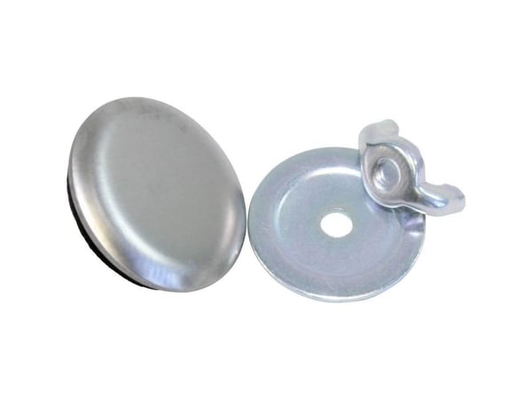 Hammond Electronics blindplugg i rustfritt stål (Ø x H) 35 x 12 mm 1 stk