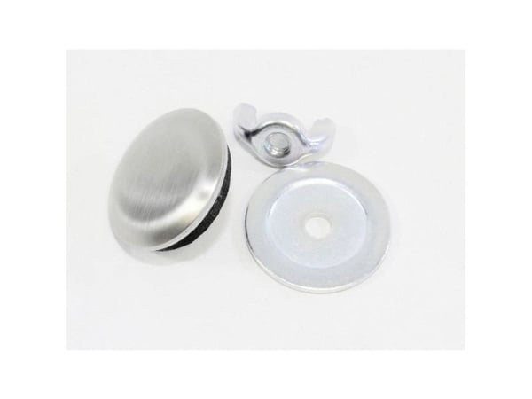 Hammond Electronics Hulpropper Rustfrit stål Rustfrit stål (Ø x H) 31 mm x 12 mm 1 stk 1 stk