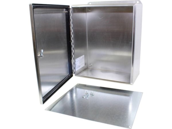 Hammond Electronics seinäkiinnityskotelo 356 x 305 x 152 ruostumaton teräs ruostumaton teräs 1 kpl