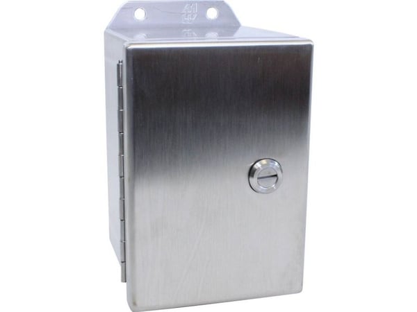 Hammond Electronics kapsling för väggmontering 152 x 102 x 102 rostfritt stål, 1 st