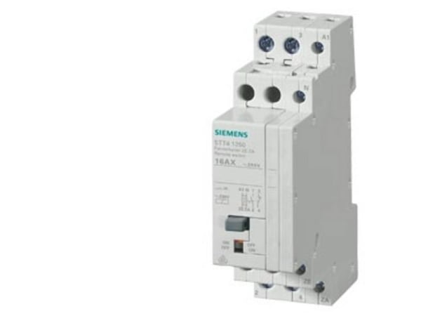 Siemens Fernschalter Hutschiene 5TT4125-0 1 Schließer, 1 Öffner 250 V 16 A 1 St., 16 A, 7 cm, 30 mm, 93 mm, 84 mm, 167 g
