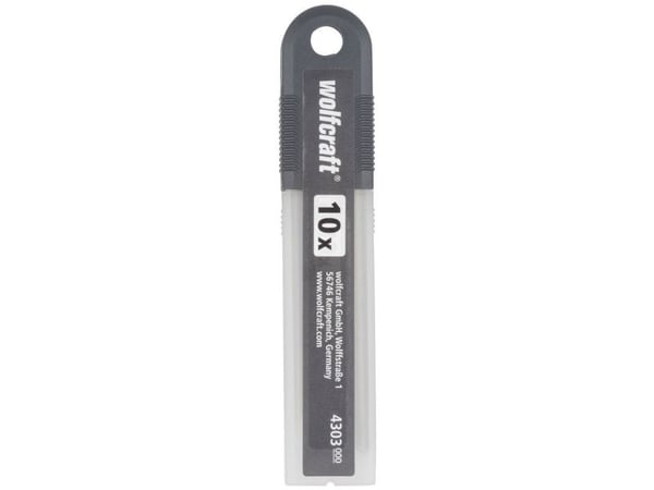 wolfcraft GmbH 4303000, 10 stk, 18 mm, 0,5 mm, Rustfrit stål, Blisteri