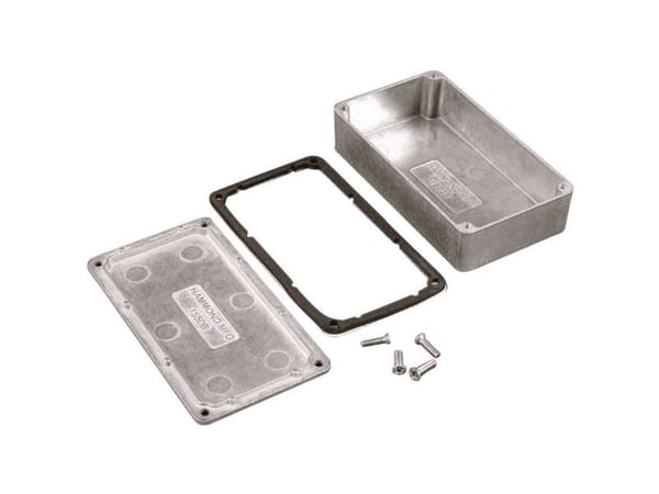 Hammond Electronics 1550WDBK universalkabinett 115 x 65 x 54,9 mm aluminium sort (1 stk)