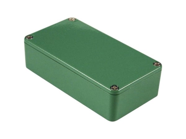 Hammond Electronics 1590XXGR universalkabinett 145 x 121 x 39 aluminium grønn (1 stk)