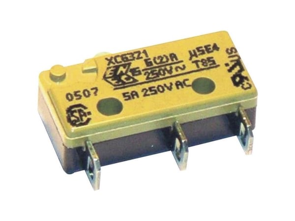 Saia mikrokontakti XCG3J1Z1 250 V/AC 6 A 1 x On/(On) IP40 painonappi 1 kpl