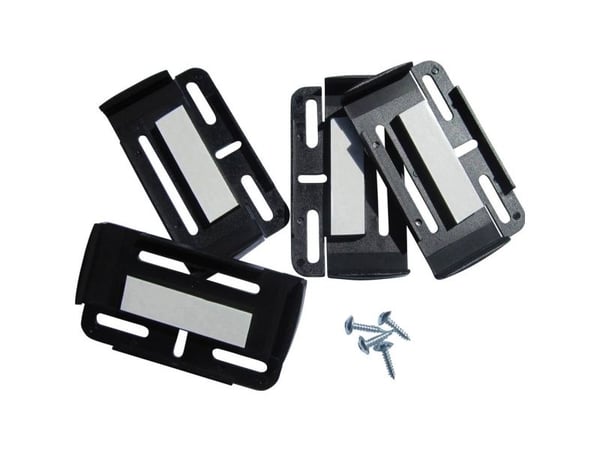 HP biltilbehør Simple-Fix plast skiltoppheng/søkerholder sort