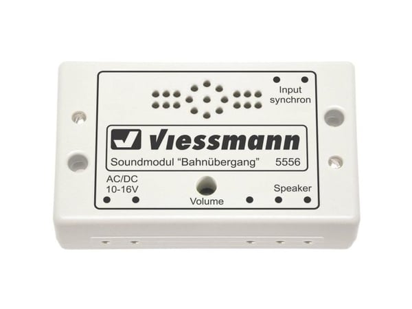 Viessmann 5556 lydmodul, jernbaneovergang ferdig komponent