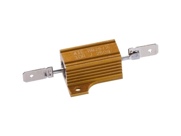 ATE Electronics RB25/7-8R0-J effektmotstand 8 O, rektangulær stift tilkobling, 25 W, 5 %, 1 stk
