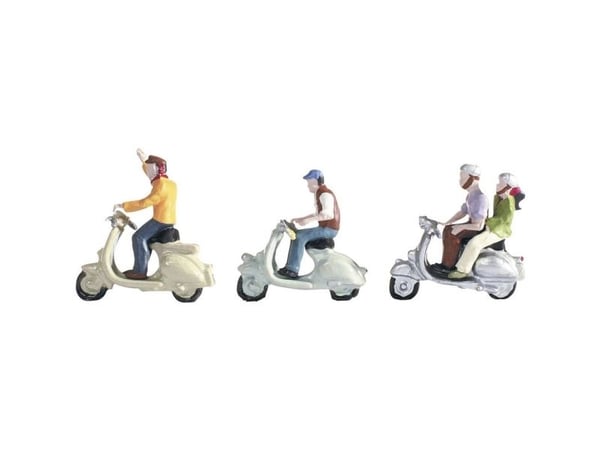 NOCH Scooter Drivers, HO (1:87), Multifärg