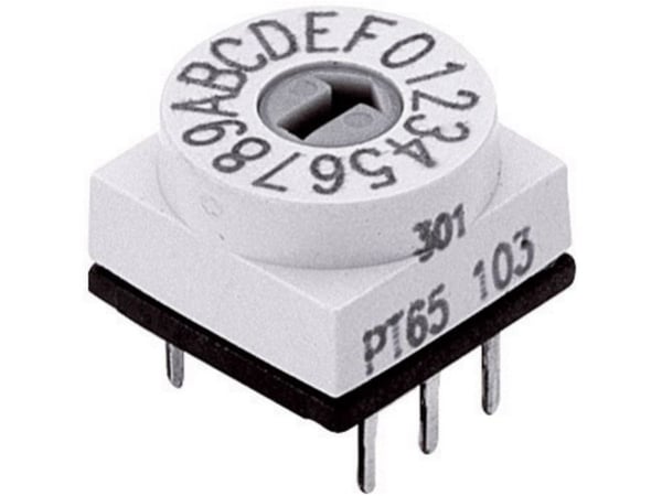 PTR Hartmann PT 65 103 koderingskontakt hex 0-9/A-F bryterposisjoner 16 1 stk