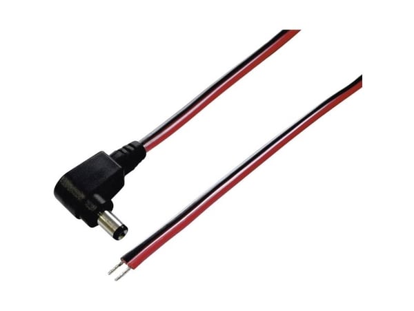 Conrad TC-2511268, Pienjännitekaapeli, musta, Punainen, 0.75 mm², 0,5 m