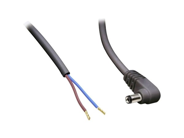 TRU COMPONENTS Pienjänniteliitäntäkaapeli Pienjännitepistoke - avoin pää 5,50 mm 2,10 mm 30 cm 1 kpl 1 kpl