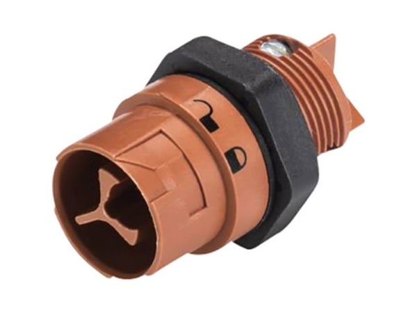 Wieland Electric rundstik innbygging 46.032.5051.4 - samlet poltall 2 Serie (rundstikkforbindelse): RST® MINI (1 stk)