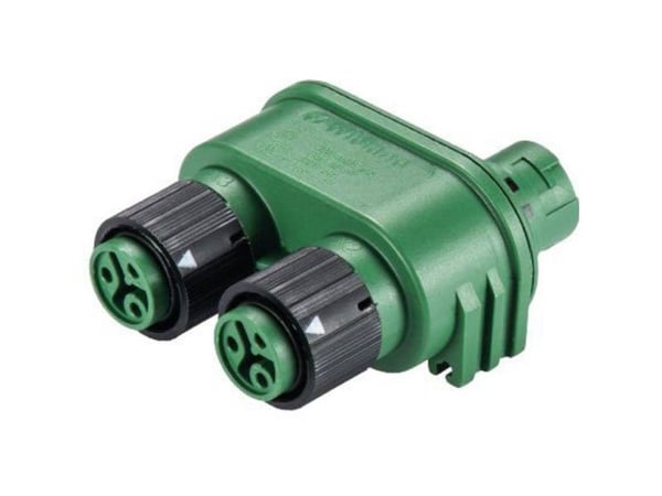 Wieland Electric RST® MINI rundstiftfordeler 46.030.1255.7, 2+PE, 1 stk