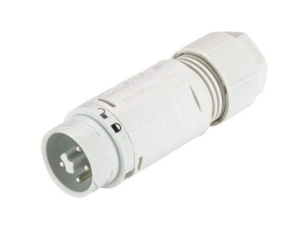 Wieland Electric 46.052.4554.0 rundstiftkontakt, rett samlet poltall: 3 + PE, serie (rundstiftforbindelse): RST® MINI, 1 stk