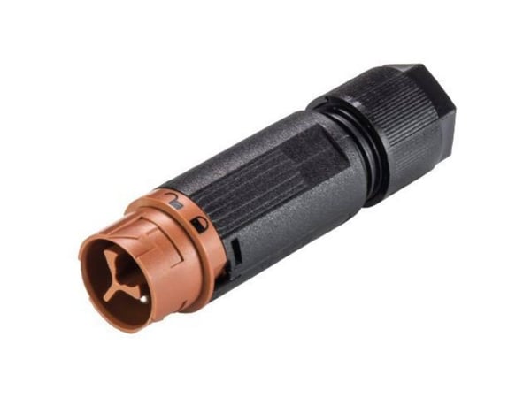Wieland Electric 46.032.4551.4 rundstiftkontakt, rett - 2-polig serie (rundstiftforbindelse) RST® MINI (1 stk.)